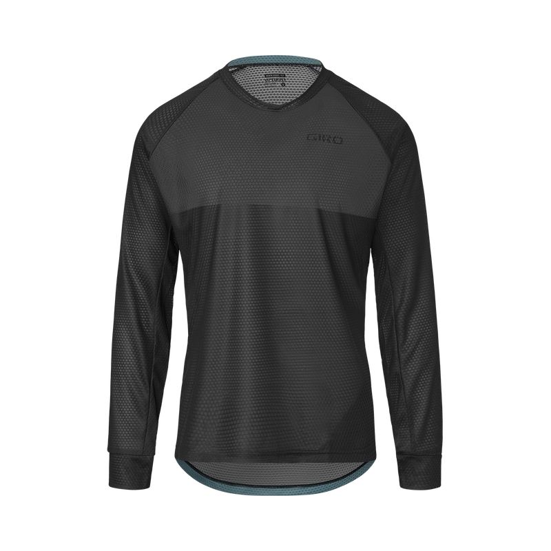 GIRO - JERSEY GIRO HOMBRE ROUST MANGA LARGA BLACKGREY