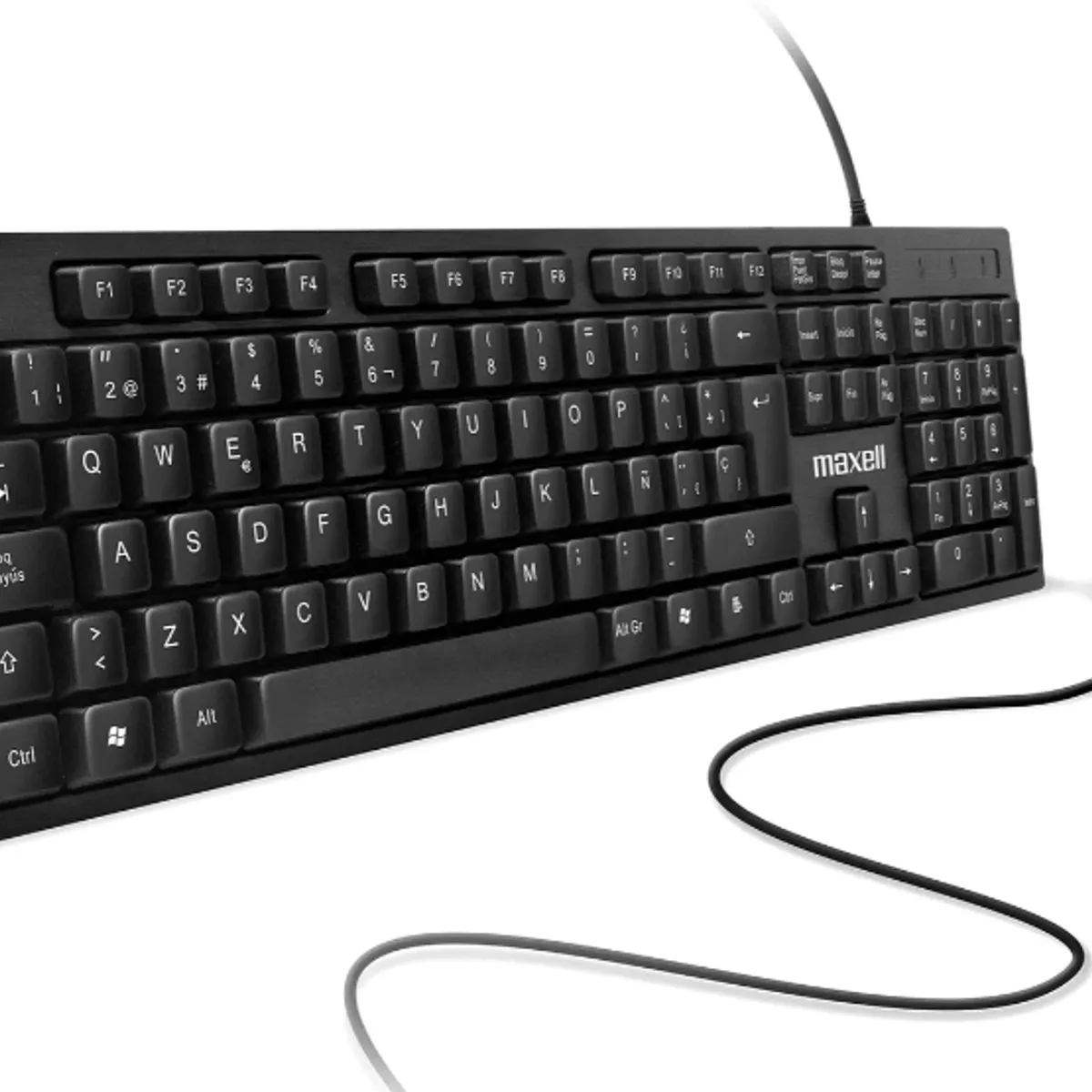 MAXELL - Combo de Teclado y Mouse Alambrico USB MAXELL WRKBC-10
