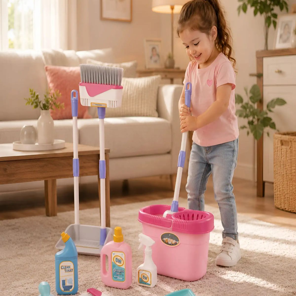 GENERICO - Set de Limpieza Infantil Mi Pequeño Ayudante