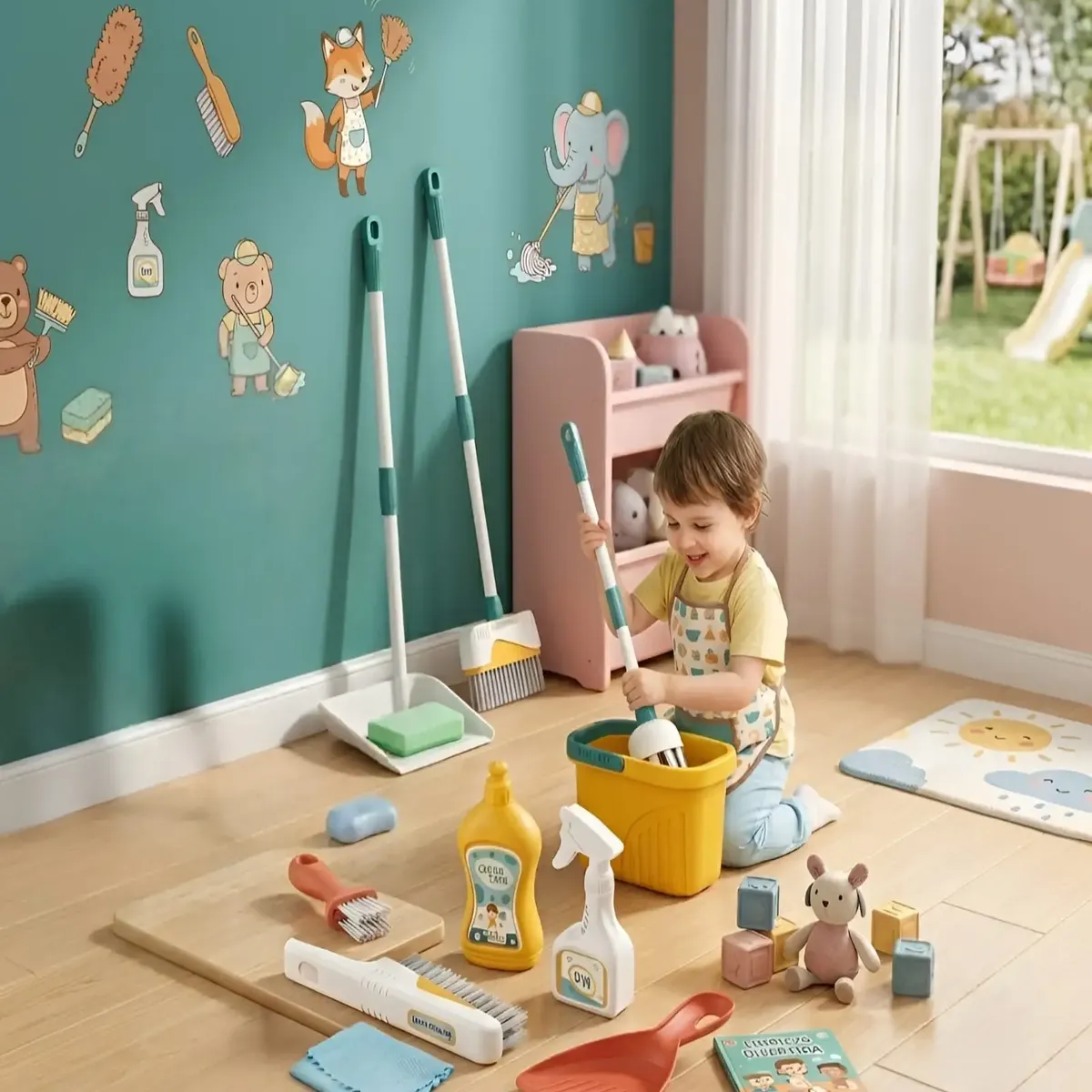 GENERICO - Set de Limpieza Infantil Mi Pequeño Ayudante