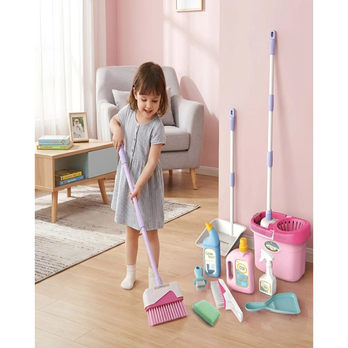 GENERICO - Set de Limpieza Infantil Mi Pequeño Ayudante