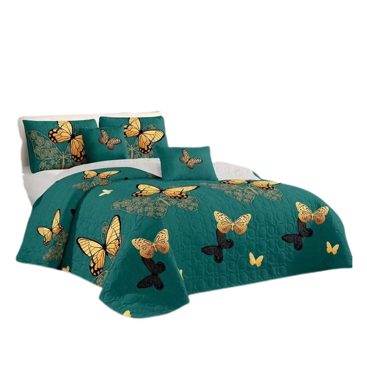 GENERICO - Cubrecama Verano Estampados Quilt Plaza y Media 230x180cm