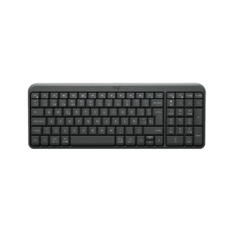LOGITECH - Teclado Inalambrico Logitech K250 Bluetooth Grafito