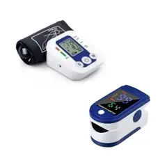 GENERICO - Toma Presión Digital Brazo Tensiómetro + Oxímetro Saturometro