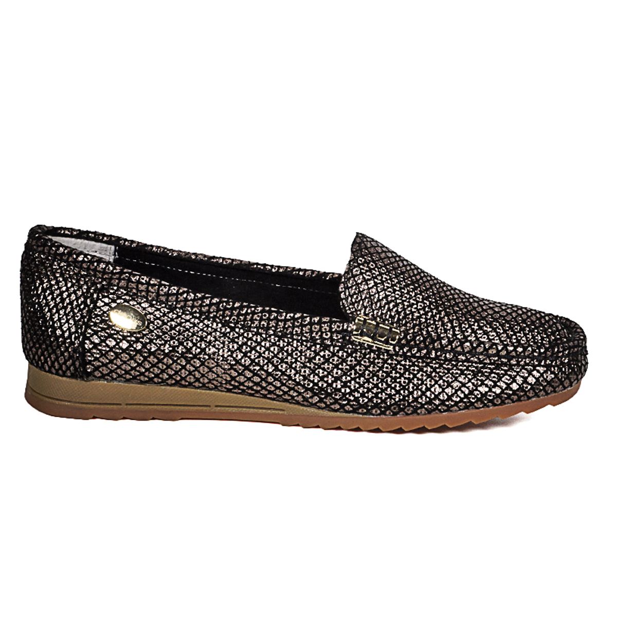 DEGAS - Mocasín Cuero Ethel Negro Snake DEGAS