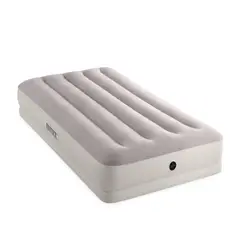 INTEX - Colchón Inflable 1.5 Plazas Prestige Mid-Rise con Inflador USB