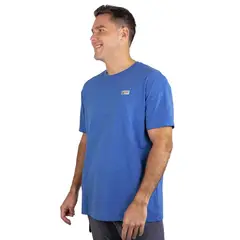 MARMOT - Polera Hombre Chest Label Tee Azul