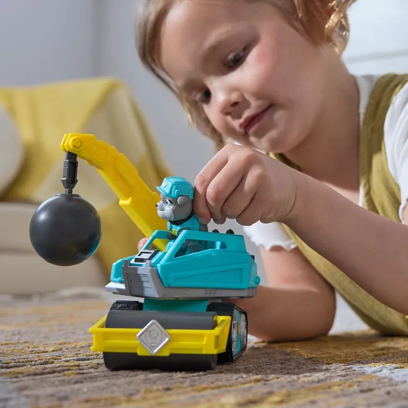 PAW PATROL - vehículo y figura paw patrol-motors wrecking ball