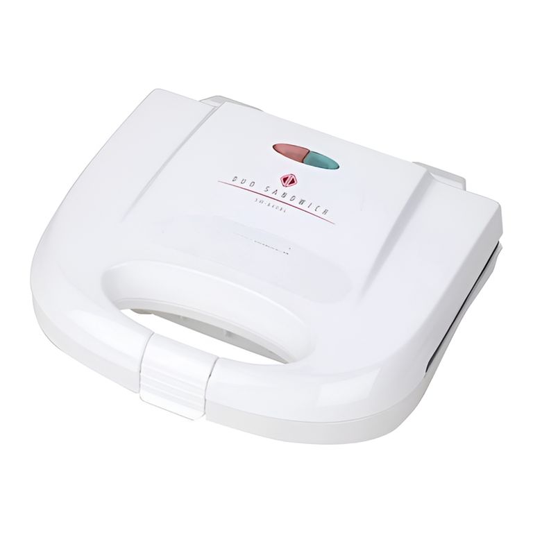 SINDELEN Sandwichera Sw-840BL Blanca 2 Panes 800w
