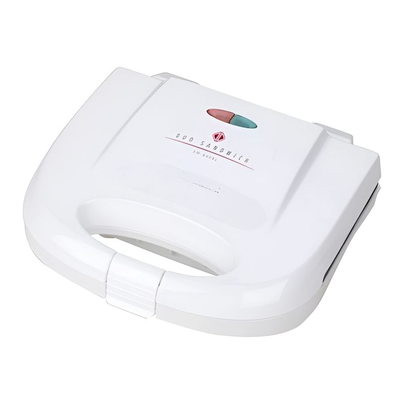 SINDELEN - Sandwichera Sindelen Sw-840BL Blanca 2 Panes 800w