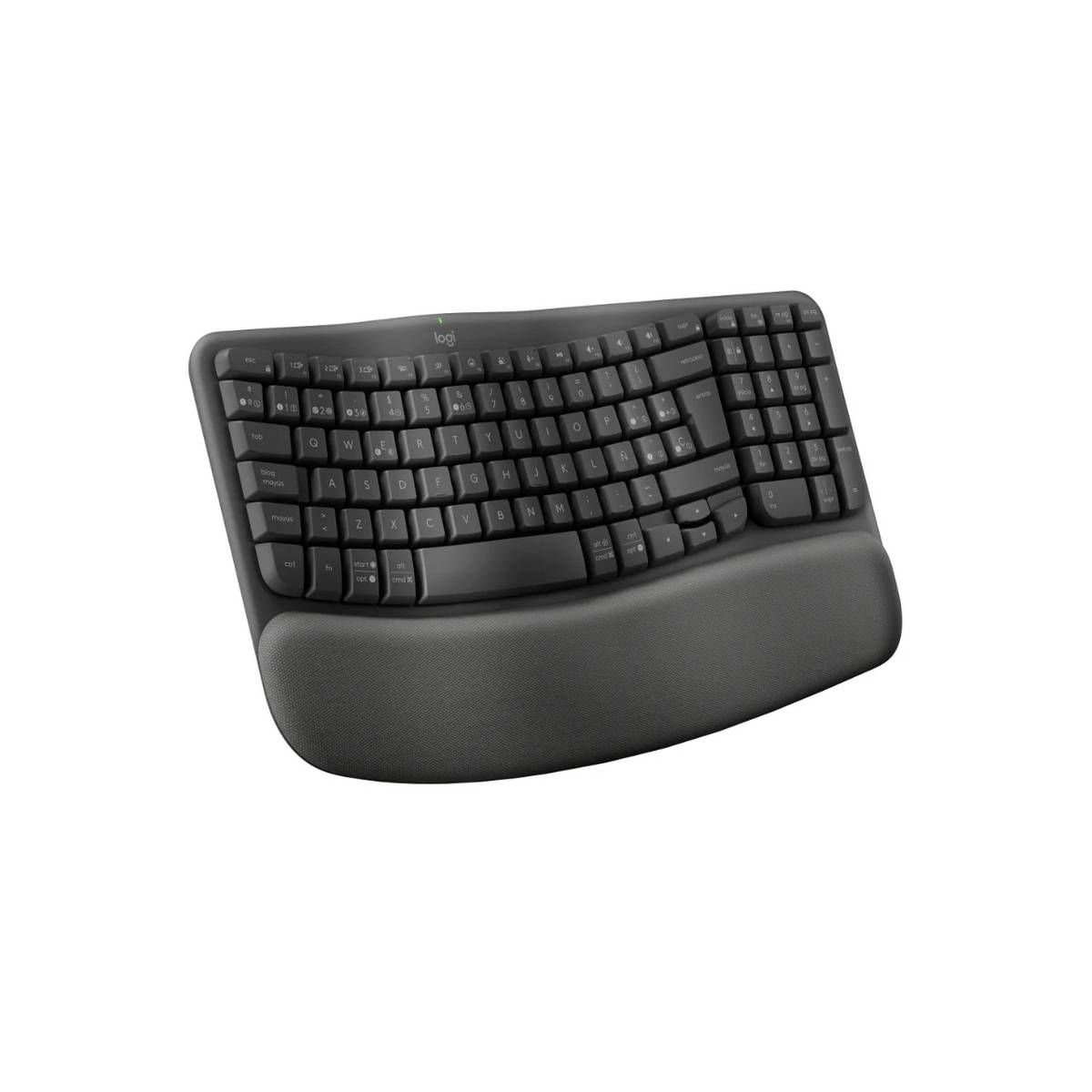 LOGITECH - Teclado Ergonomico Inalambrico Wave Keys Business Grafito