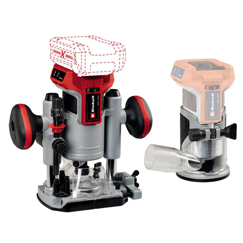 EINHELL - Fresadora Inalámbrica Einhell Tp-ro 18 Set Li Bl