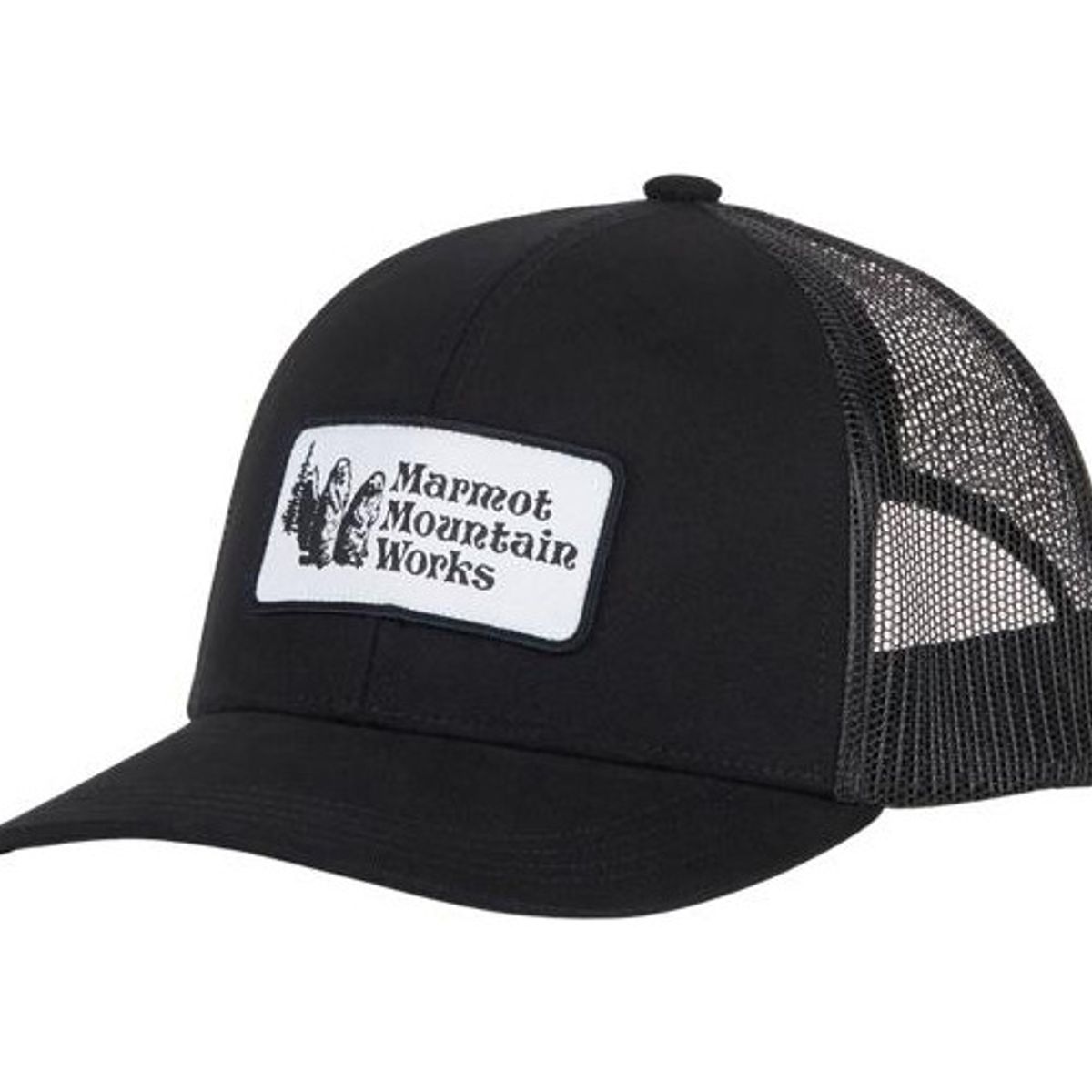 MARMOT - Jockey Unisex Marmot Retro Trucker Hat Negro