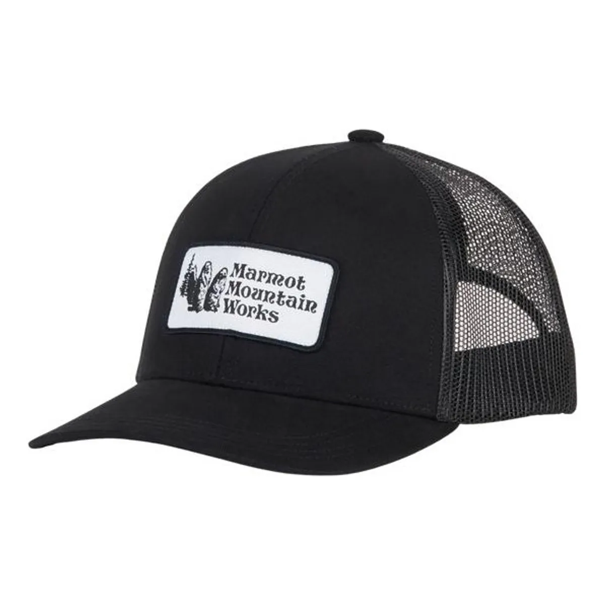 MARMOT - Jockey Unisex Marmot Retro Trucker Hat Negro
