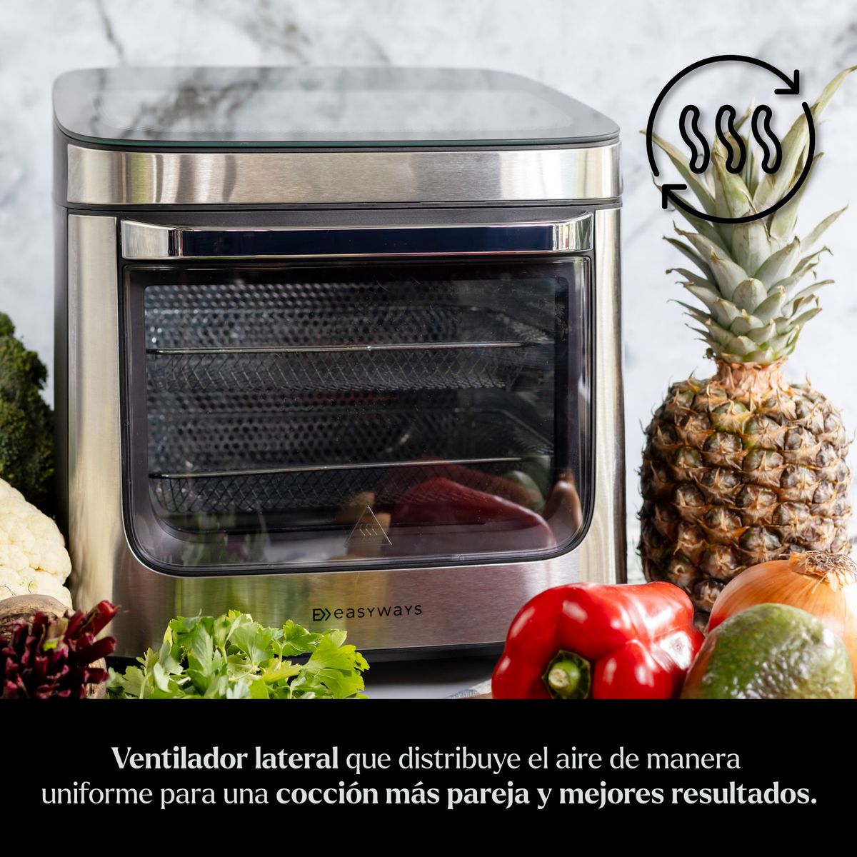 EASYWAYS - Freidora de Aire Air Fryer Plus Prime 12 L EasyWays