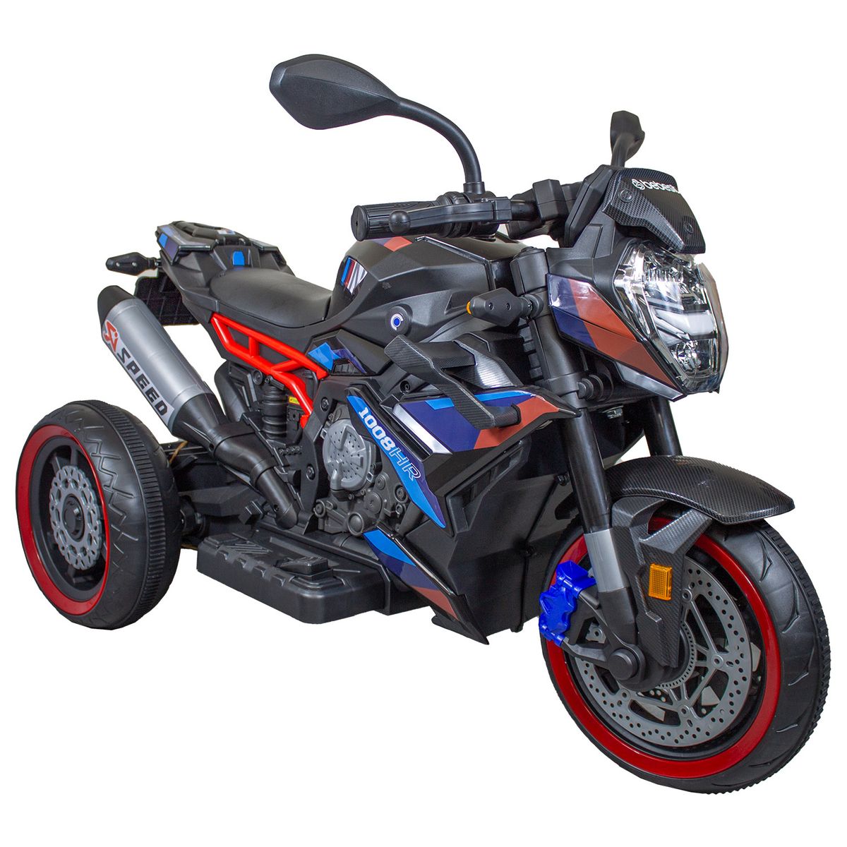 BEBESIT - Trimoto V9 Supersport Niños Infantil 12V a Batería Rojo