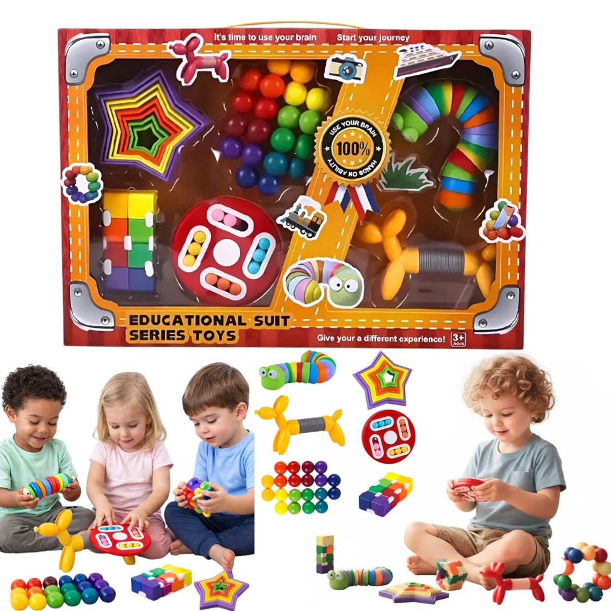 GENERAL - Kit De Juguetes Sensoriales Antiestrés Para Niños Tea