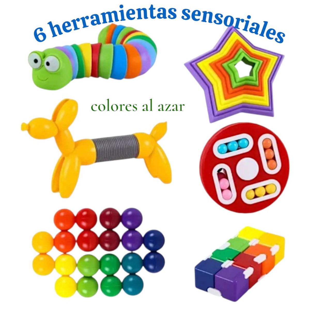 GENERAL - Kit De Juguetes Sensoriales Antiestrés Para Niños Tea