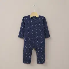 OPALINE - Osito azul de algodón de bebé niño