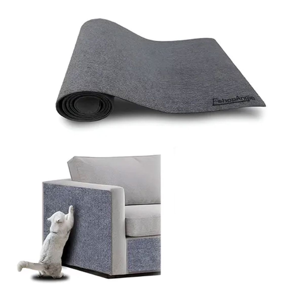 ESHOPANGIE - Autoadhesivo Rascador De Gatos P Esquina Y Pared 30×200cm