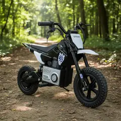 BEBESIT - Moto Eléctrica Minicross 24V Niños y Niñas Infantil Negro