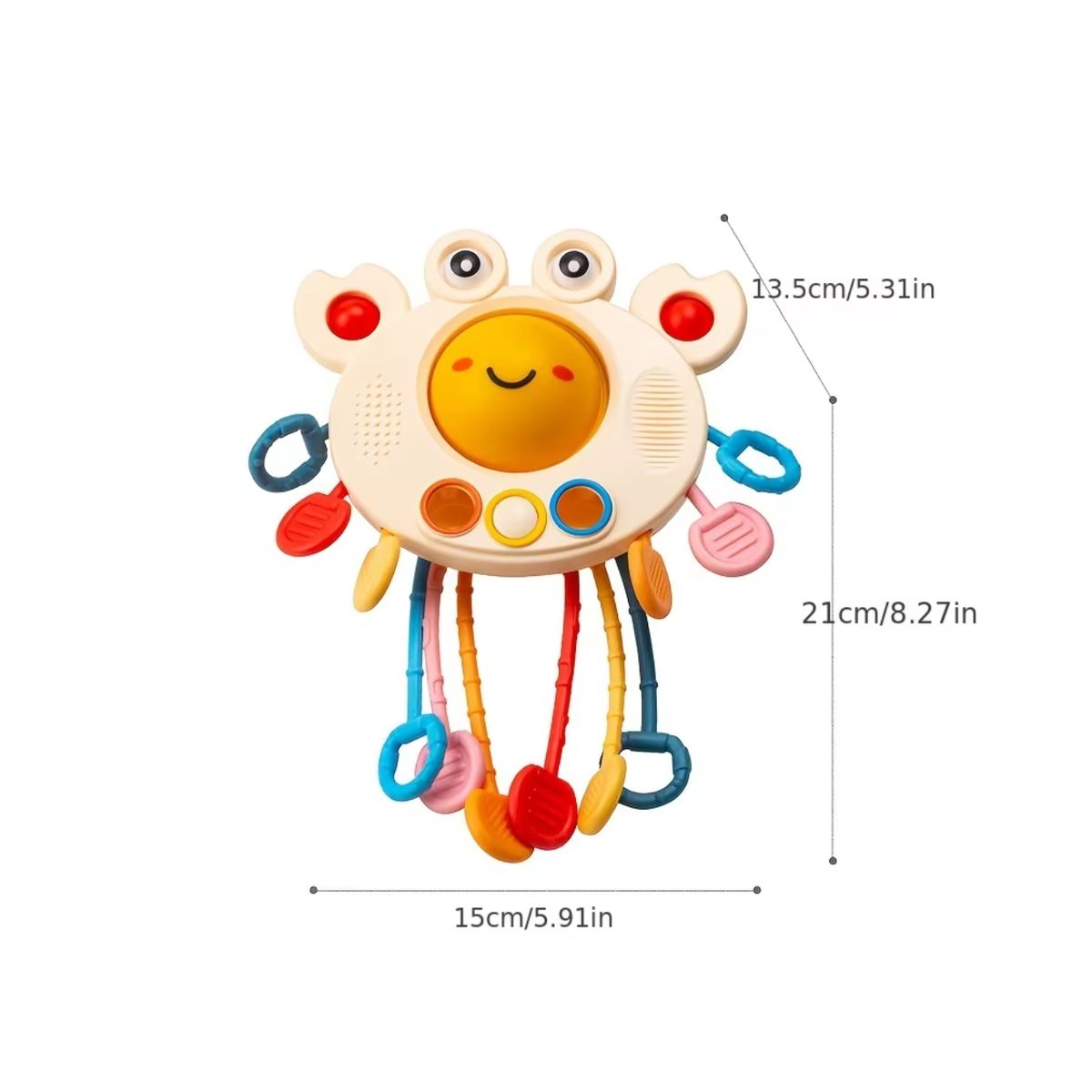 GENERICO - SONAJERO EDUCATIVO  DE DESARROLLO SENSORIAL CANGREJO MONTESSORI