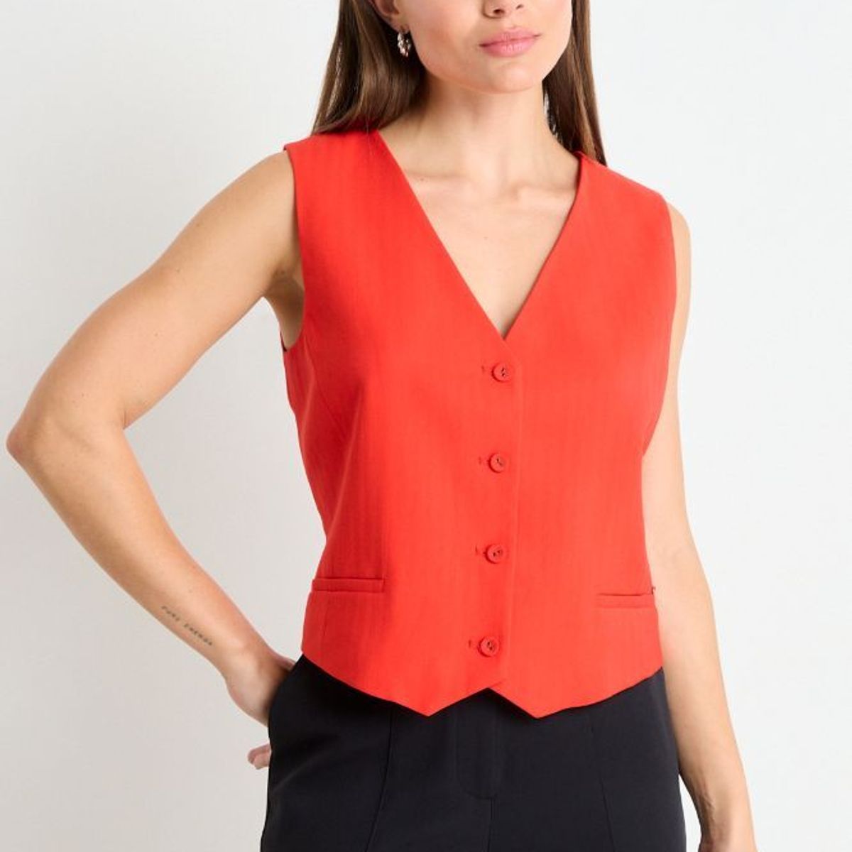 ASH - Gilet Mujer Rojo Ash