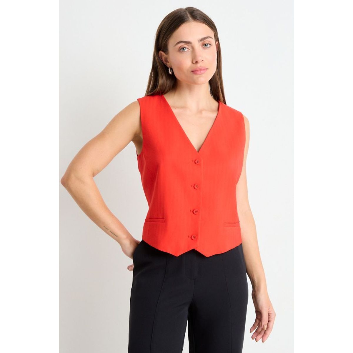 ASH - Gilet Mujer Rojo Ash