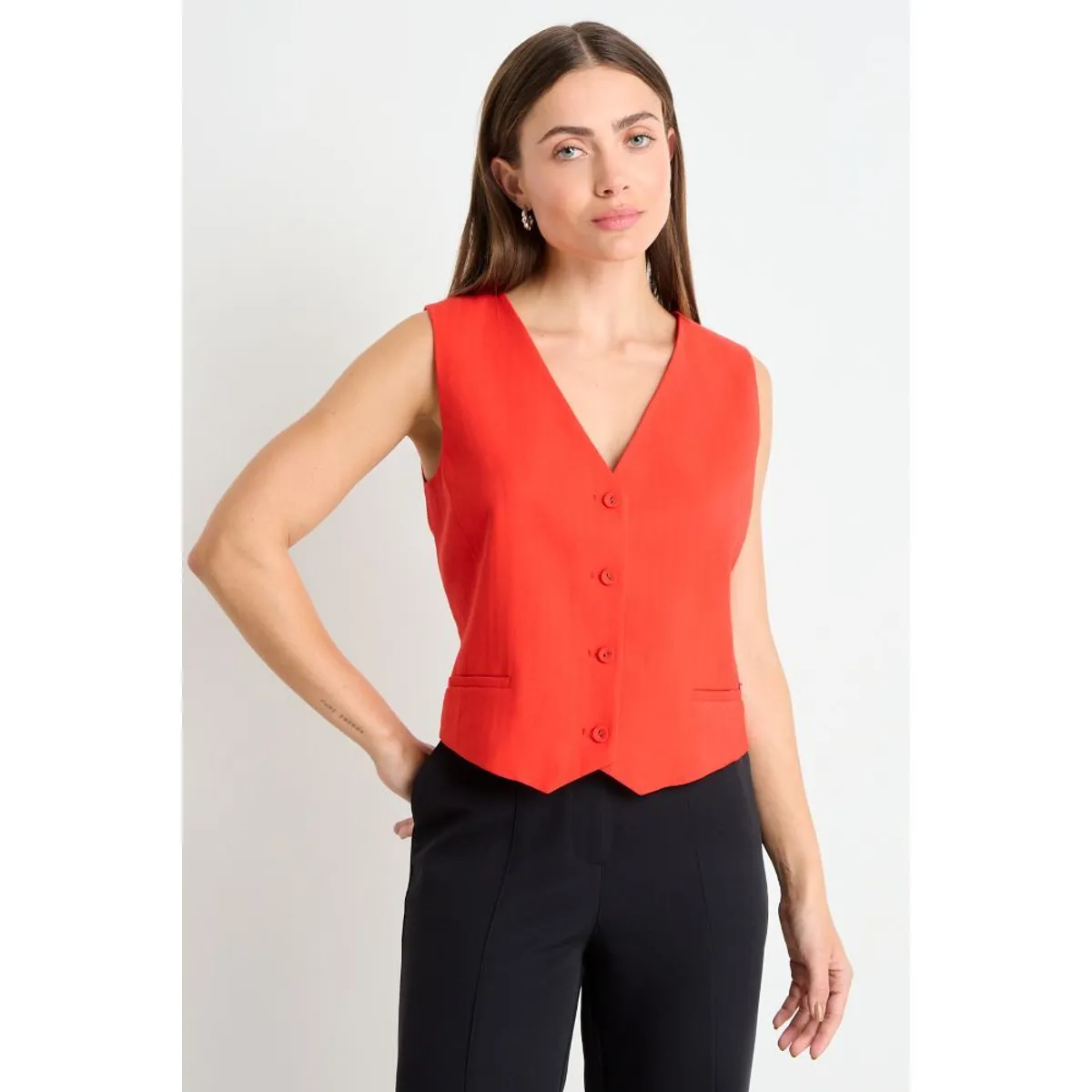 ASH - Gilet Mujer Rojo Ash