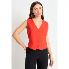 ASH - Gilet Mujer Rojo