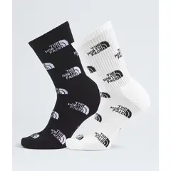 THE NORTH FACE - Calcetines Everyday Crew Sock Logo - 2P Negro