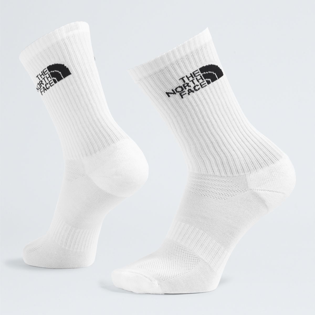THE NORTH FACE - Calcetines Multi Sport Cush Crew Sock 3P Blanco