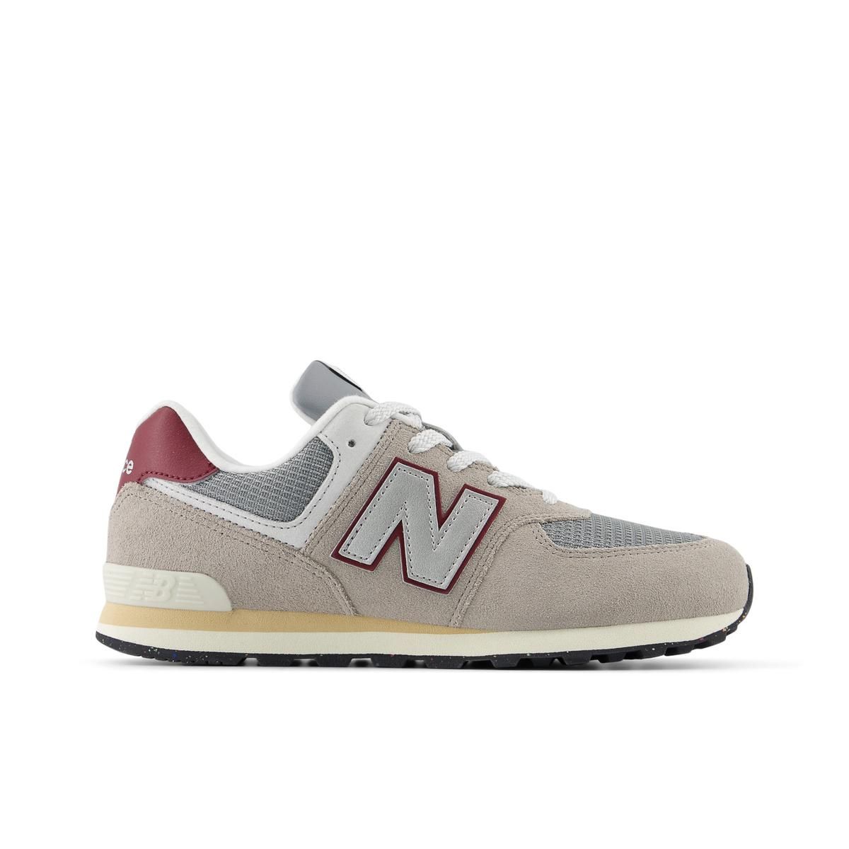 NEW BALANCE - Zapatillas Urbanas Niños New Balance 574 Beige/Rojas