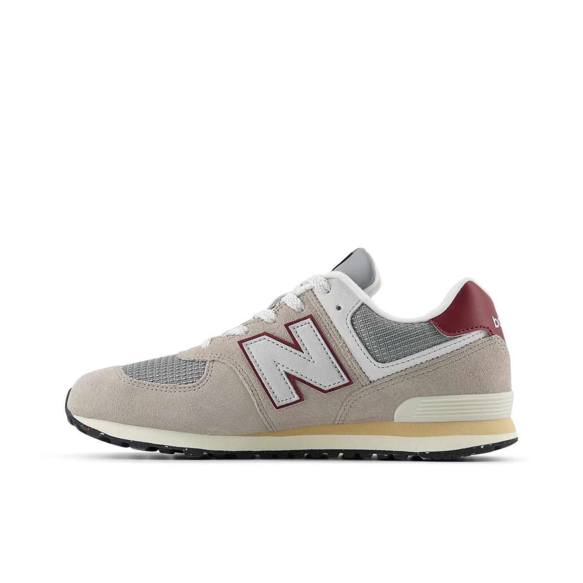 NEW BALANCE - Zapatillas Urbanas Niños New Balance 574 Beige/Rojas