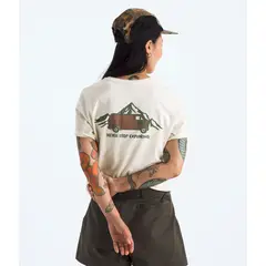THE NORTH FACE - Polera S/S Outdoor Graphic Tee Mujer - Beige