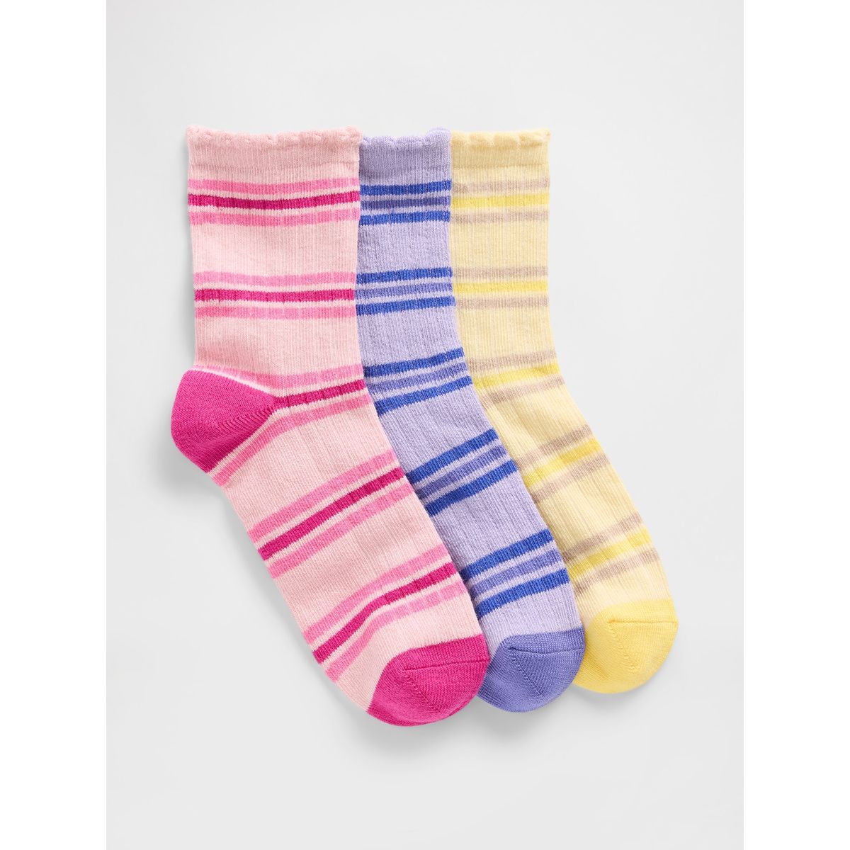 GAP - Pack 3 Calcetines Gap Stripe Crew Niña Multicolor