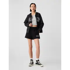 GAP - Short De Buzo Mujer Logo Negro