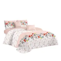 GENERICO - Cubrecama Verano Estampados Quilt Plaza y Media 230x180cm