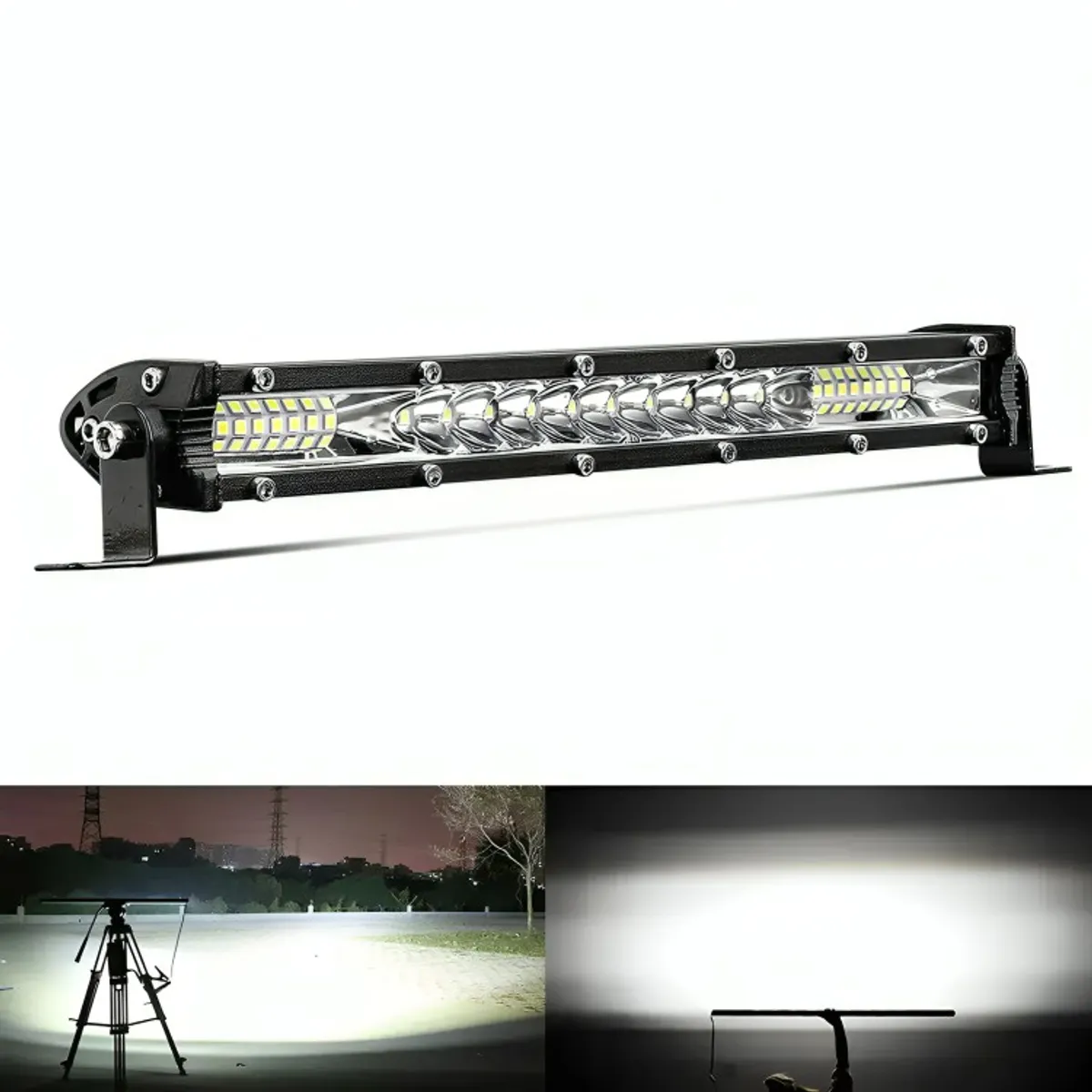 GENERICO - Barra Neblinero Led 54w Recta Slim 18 Led