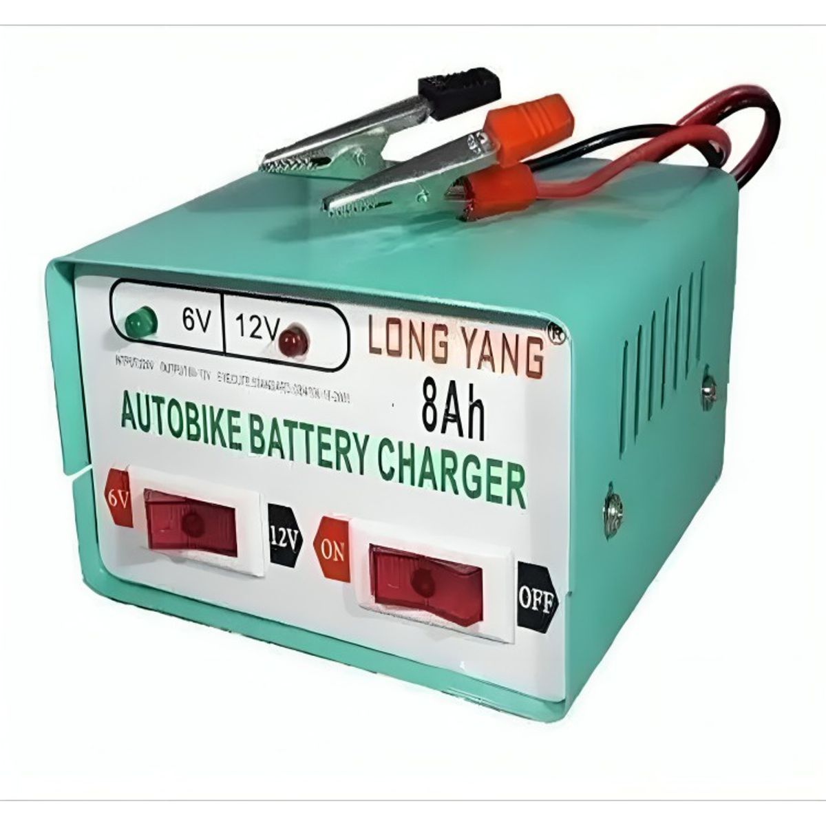 GENERICO - Cargador De Bateria Para Autos Y Motos 12v  6v - 8ah