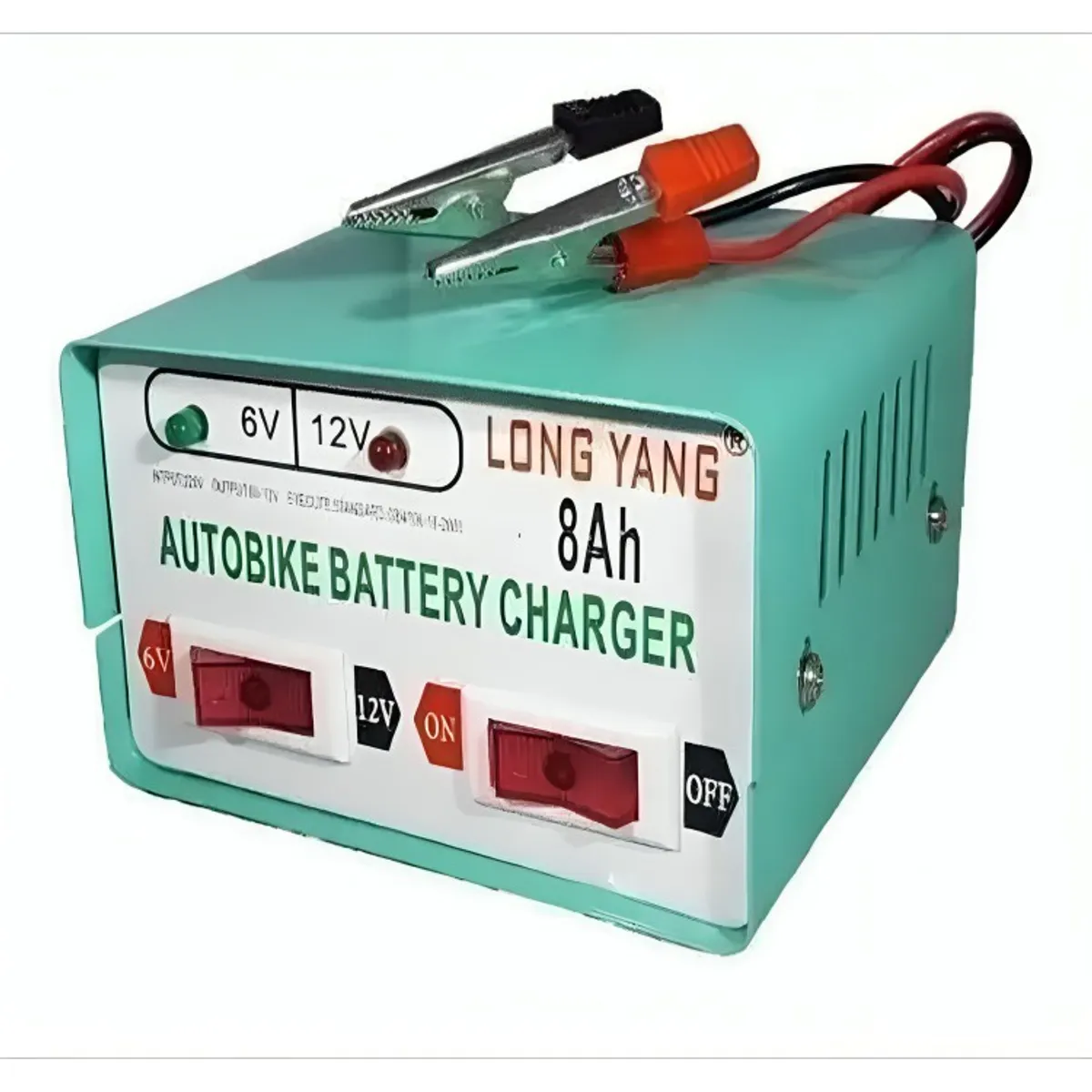 GENERICO - Cargador De Bateria Para Autos Y Motos 12v  6v - 8ah