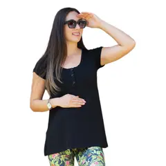 MADREMIA - Polera Maternal Lactancia Paz Madremía