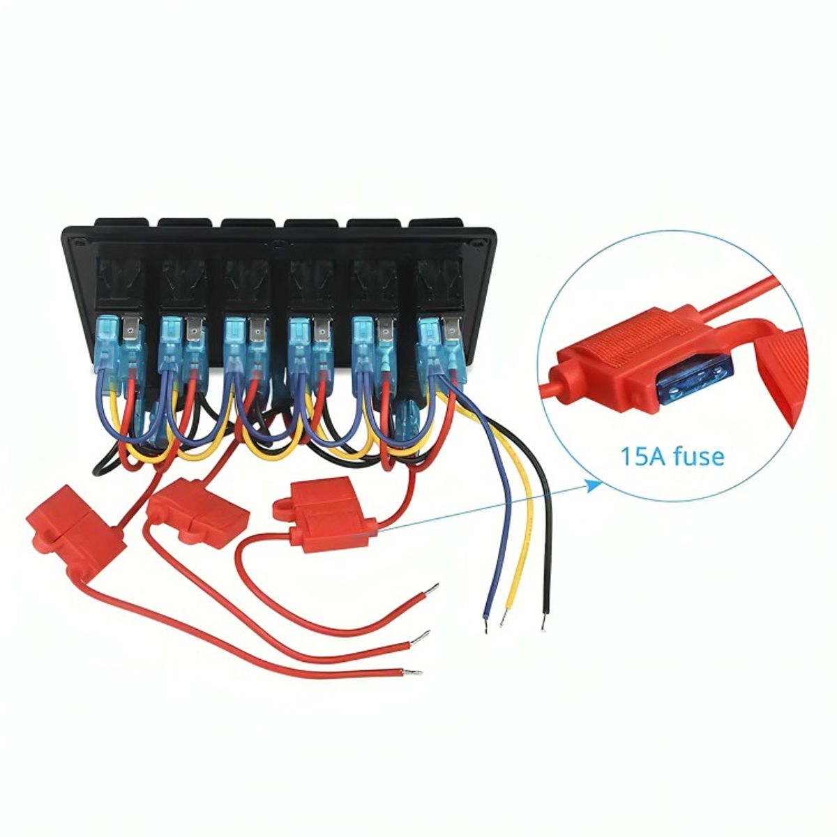 GENERICO - Panel Interruptor Led Encendido 12v A 24v