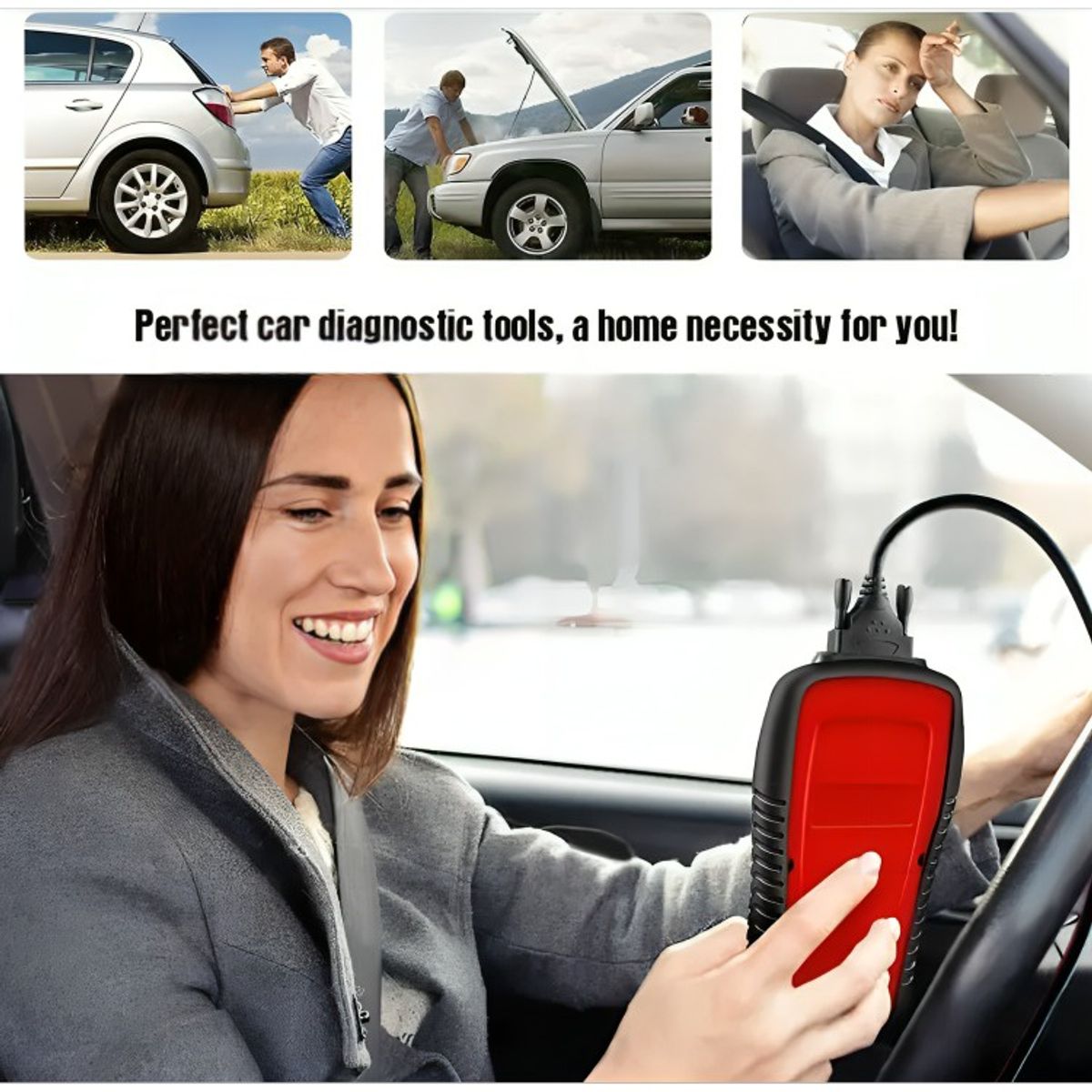 GENERICO - Escáner Automotriz Obd2eobd Lector De Código Srz