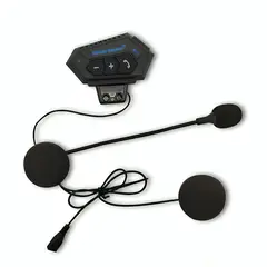 GENERICO - Audifono Casco Moto Auriculares Bluetooth Lllamada Mp3