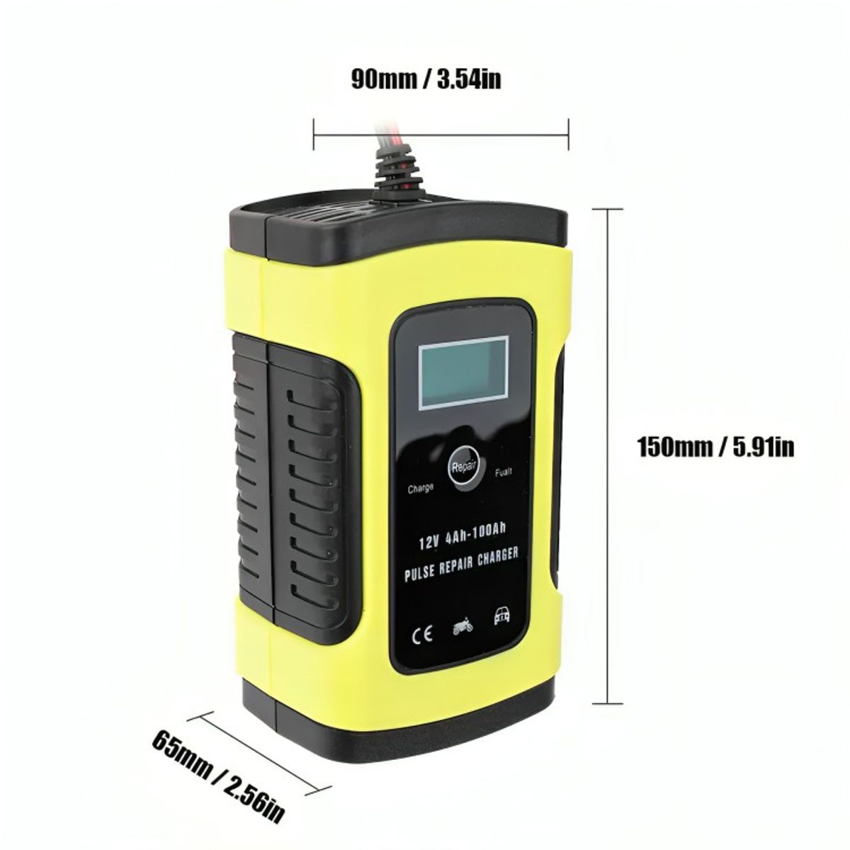 GENERICO - Cargador De Batería Inteligente 12v De Auto