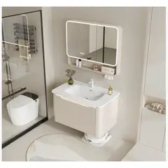 HOMER DESIGN - Vanitorio Luz Con Sensor + Botiquín Espejo Inteligente 80cm