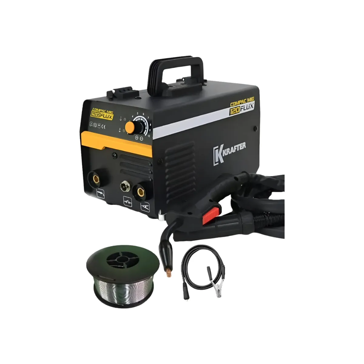 KRAFTER - Soldadora Compac Mig 120-fx Calambre Flux Krafter
