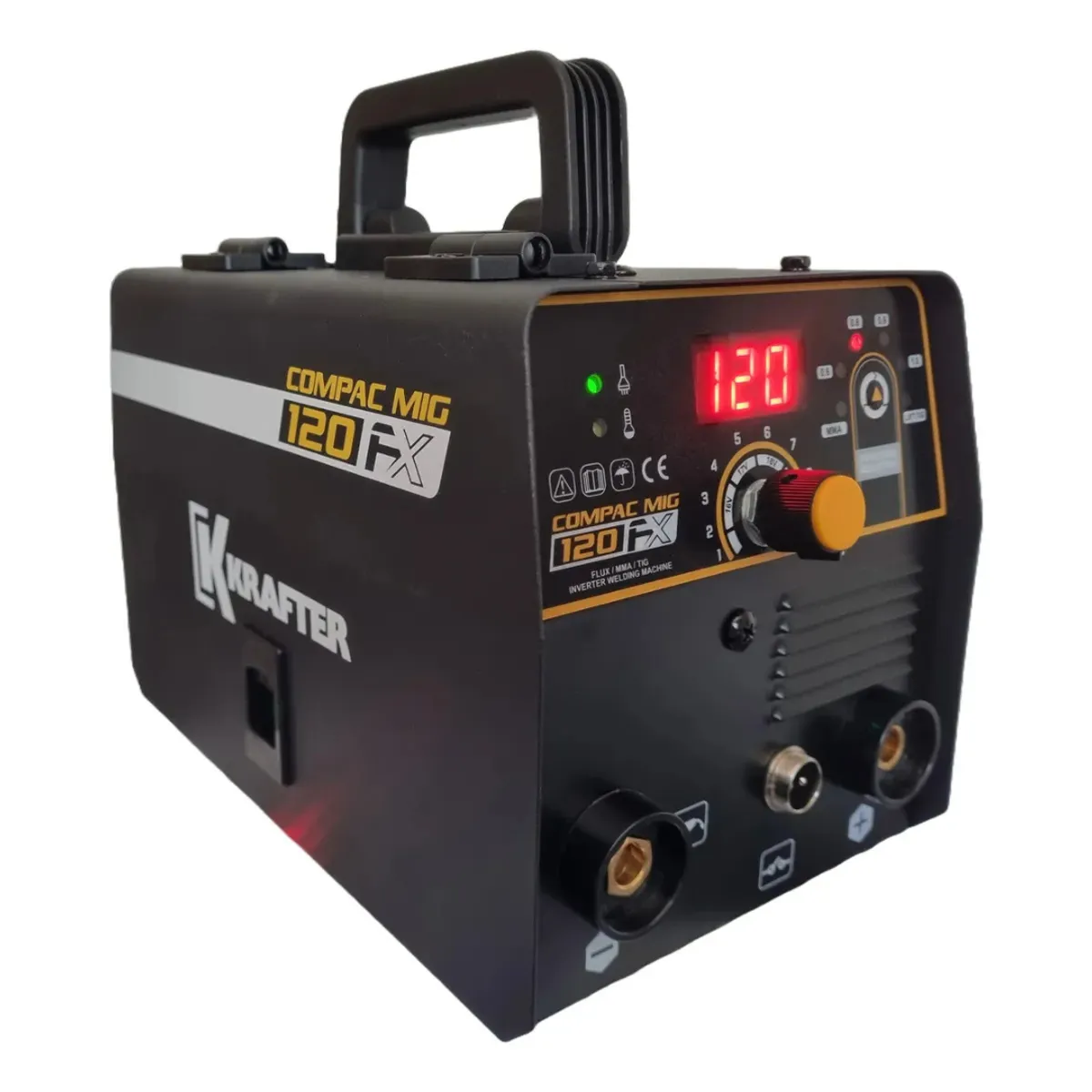 KRAFTER - Soldadora Compac Mig 120-fx Calambre Flux Krafter