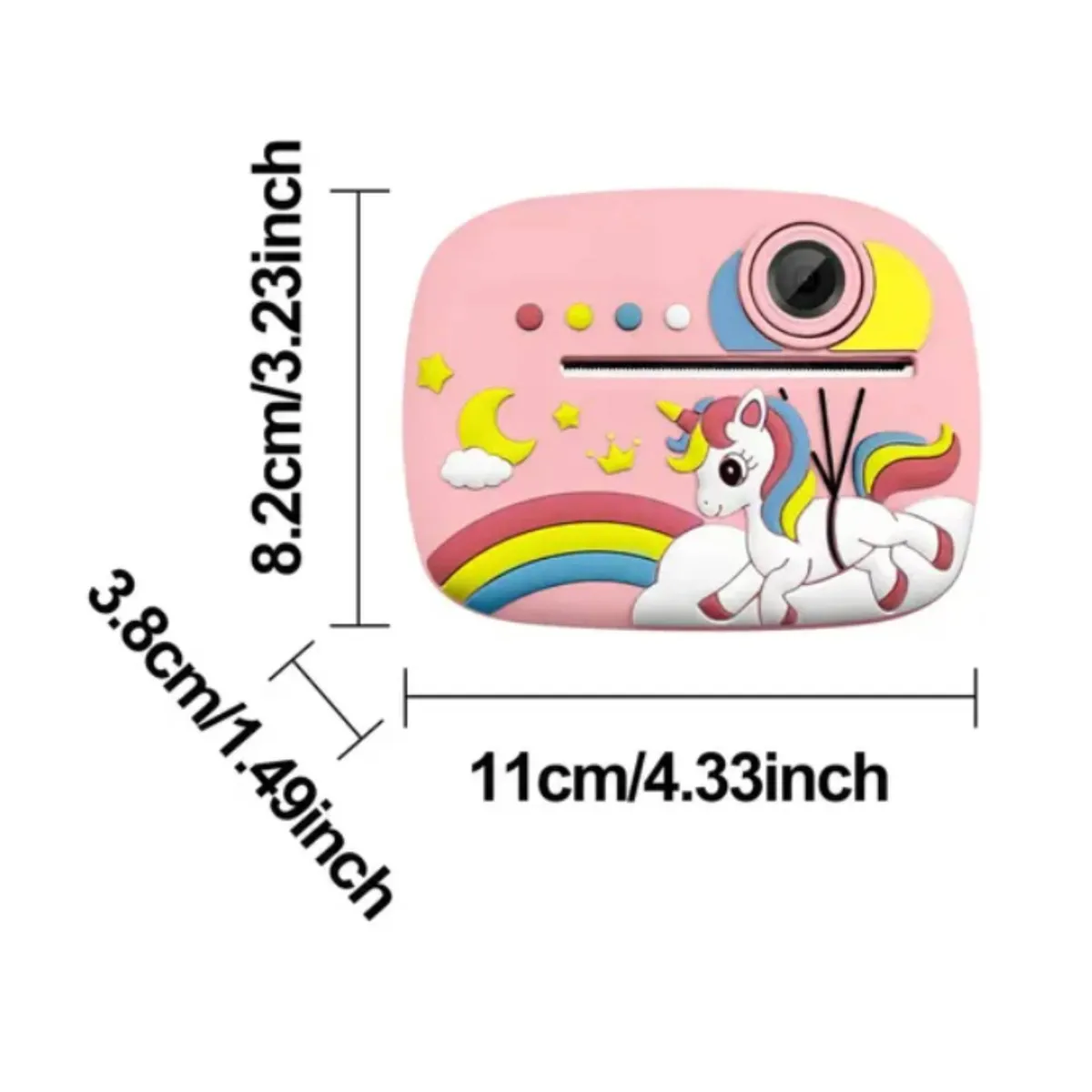 JOIGO - Camara Digital Para Niños Fotos Videos 1090p Rosa Unicornio